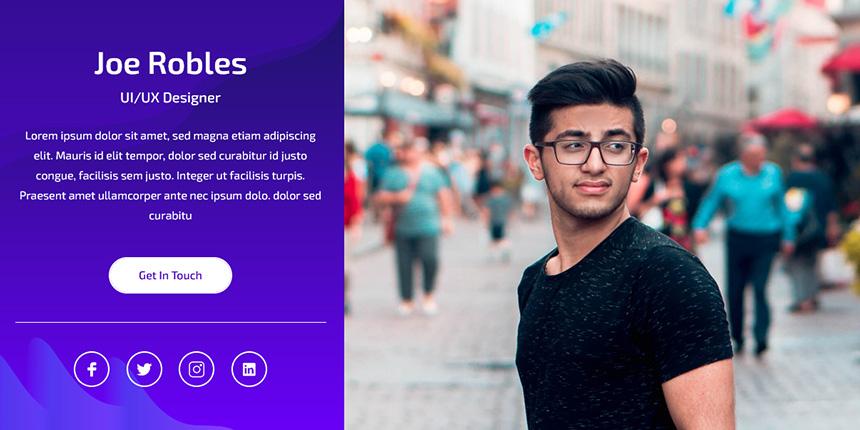 Profile Pack - Free Personal Profile Card Template