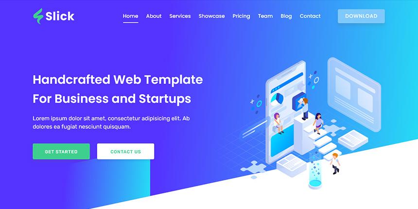 Slick - Free Multipurpose Bootstrap 4 Template