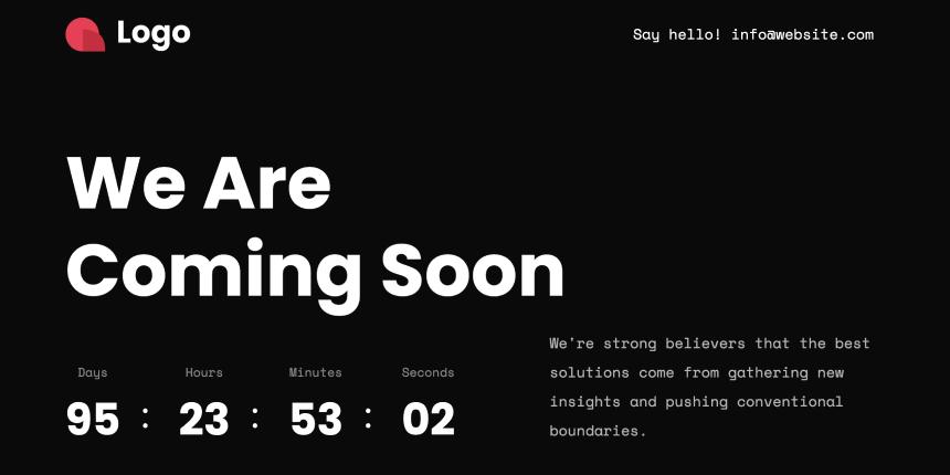 Sooner - Free Under Construction HTML Template