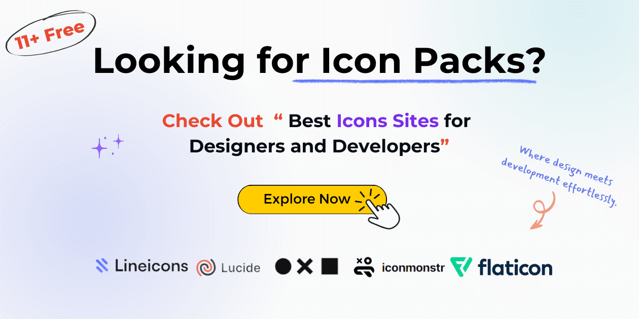 11+ Best Free Icon Packs Site for Designers and Developers
