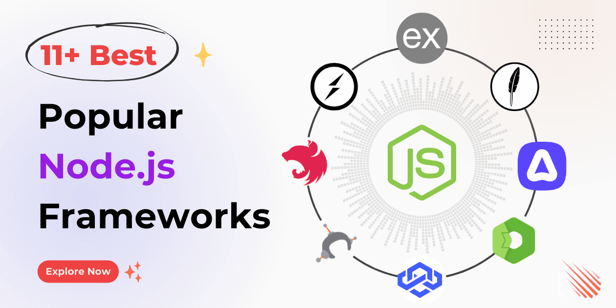 11+ Best and Popular Node.js Frameworks in 2025