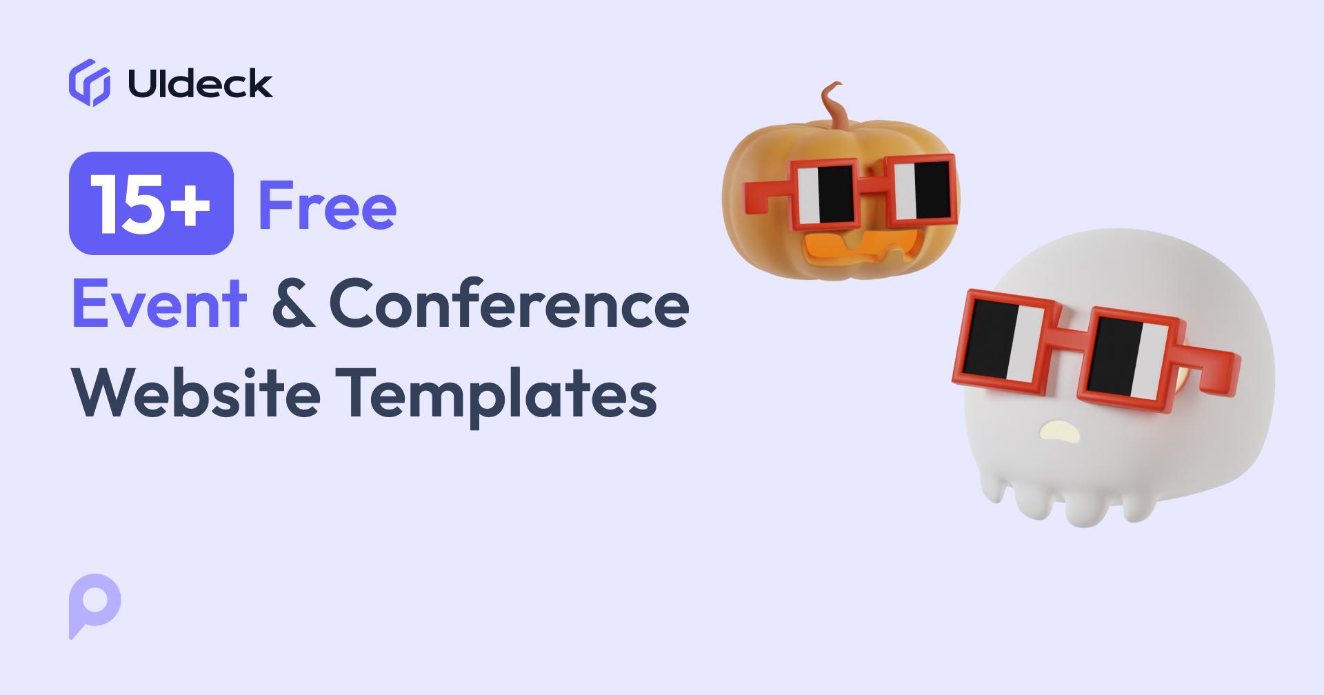 15+ Best Free Event and Conference Website Templates