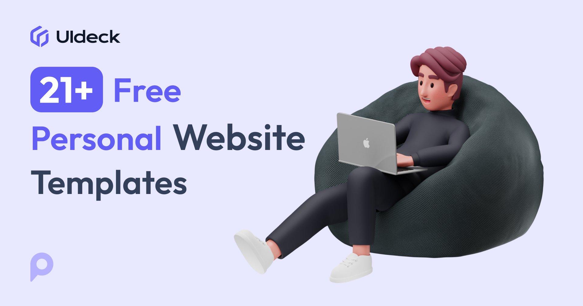 21+ Best Free Personal Website Templates for 2026