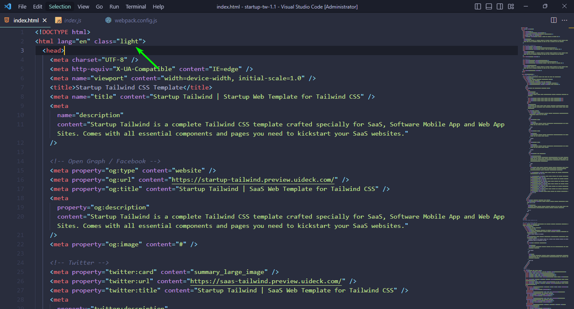 enable light mode in vanilla js